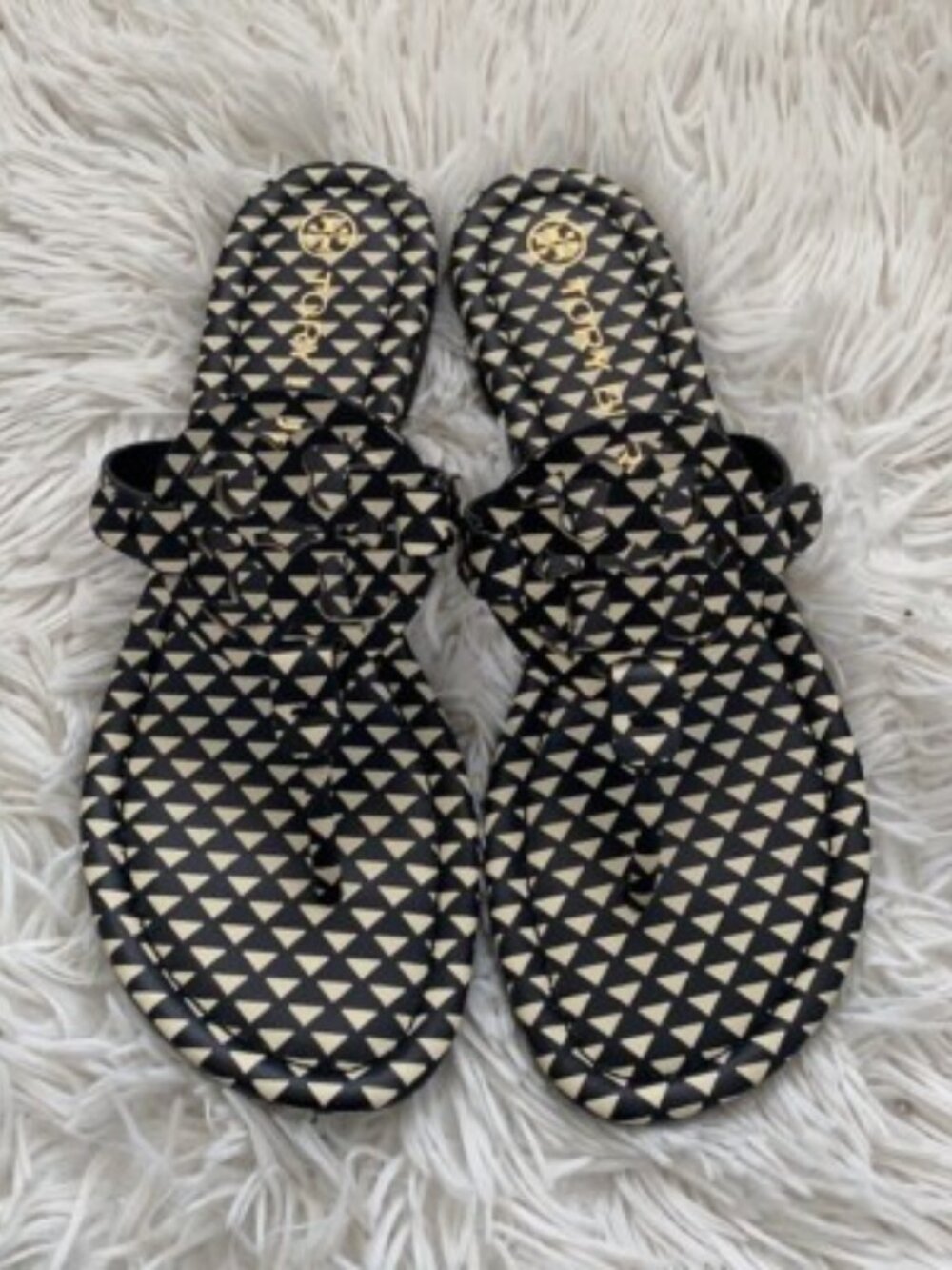 Tory Burch Geo Print Miller Sandals